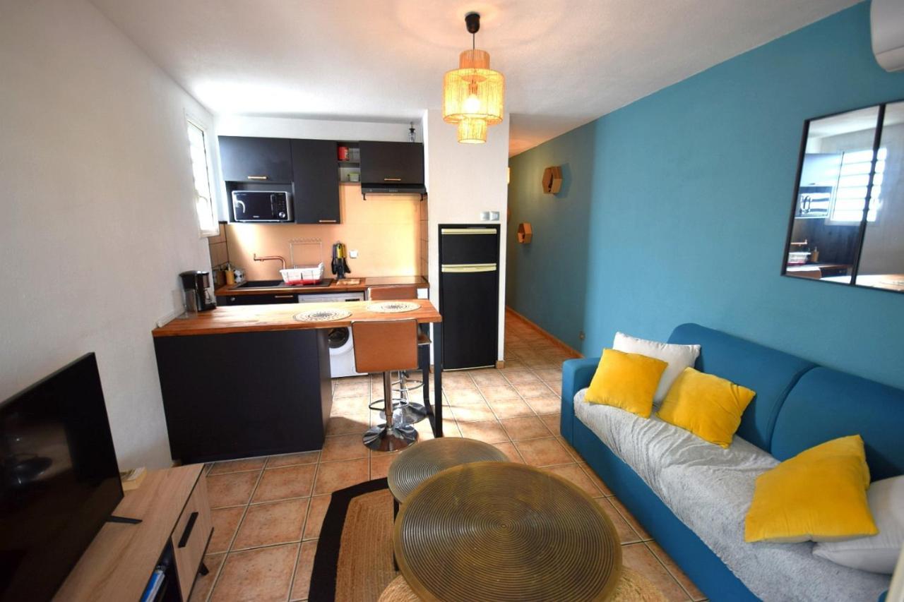 Ferienwohnung La Bulle Bleue - Coeur De St Gilles Les Bains Filaos Exterior foto